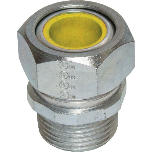 Killark CG31501S - Industrial Location 1/2" Steel Cord Grip, 0.312 - 0.473" Cable Range