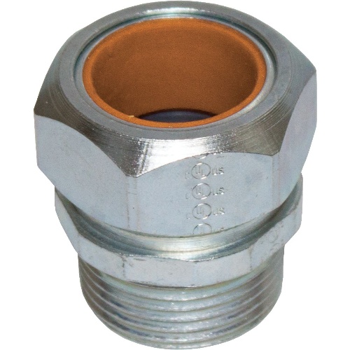 Killark CG62100S - Industrial Location 1" Steel Cord Grip, 0.625 - 0.75" Cable Range