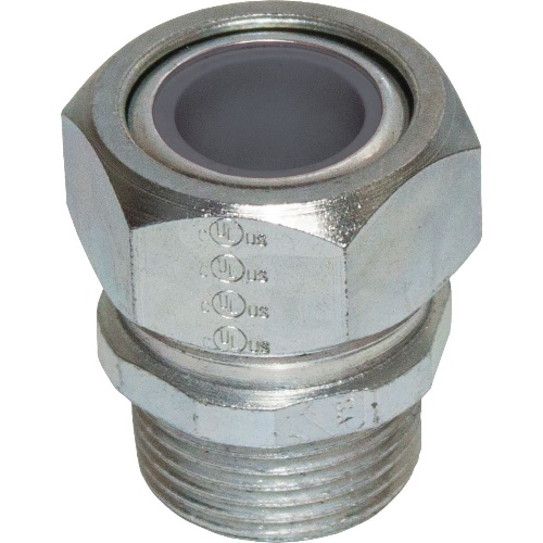 Killark CG75100S - Industrial Location 1" Steel Cord Grip, 0.75 - 0.875" Cable Range