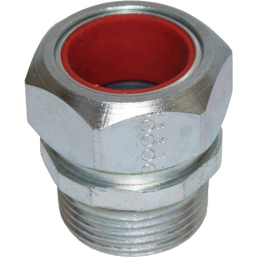 Killark CG87125S - Industrial Location 1-1/4" Steel Cord Grip, 0.875 - 1" Cable Range