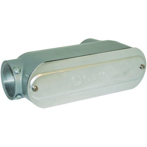 Killark COLB-4 Industrial Location Conduit Body - 1-1/4", Aluminum, Powder Epoxy Paint