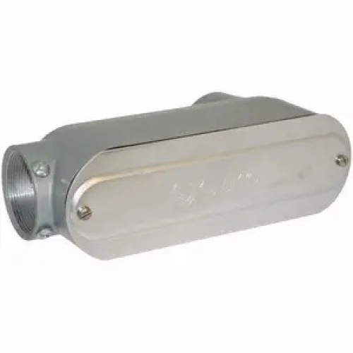 Killark COLB-4CG Industrial Location Conduit Body - 1-1/4", Aluminum, Powder Epoxy Paint