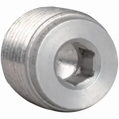 Killark CUP-250 Hazardous Location Recessed Plug - 1/4", Aluminum, Natural