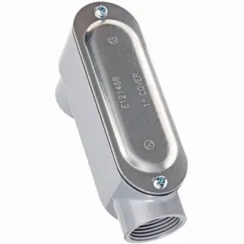 Killark EALB-2CGN Industrial Location Conduit Body - 3/4", Aluminum, Powder Epoxy Paint