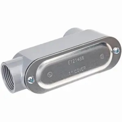 Killark EALB-5CGN Industrial Location Conduit Body - 1-1/2", Aluminum, Powder Epoxy Paint