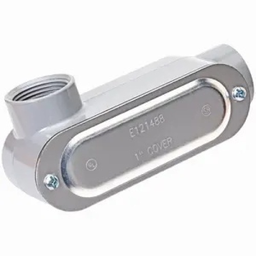 Killark EALL-8CG Industrial Location Conduit Body - 3", Aluminum, Powder Epoxy Paint