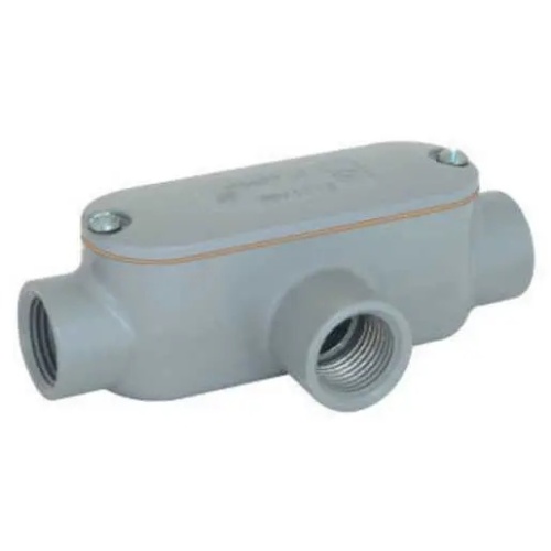 Killark EAT-7CG Industrial Location Conduit Body - 2-1/2", Aluminum, Powder Epoxy Paint