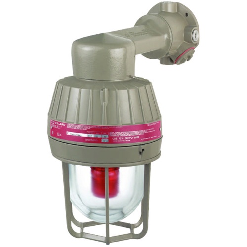 Killark ESXR240AB2 - 240V Red Strobe, 3/4" Bracket Mount