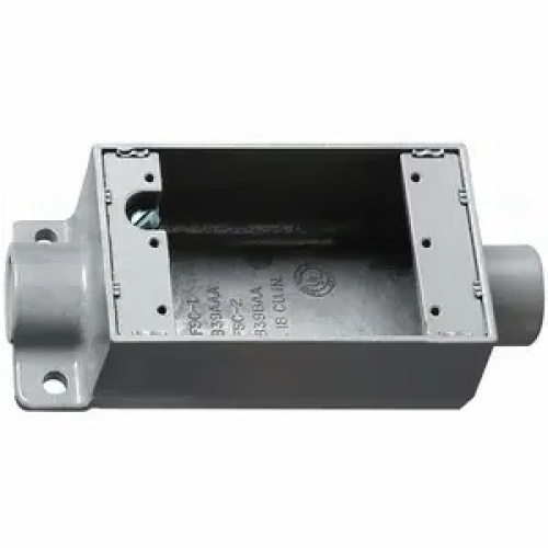 Killark FSC-2 Industrial Location Device Box - 3/4", Iron, Powder Epoxy Paint, F Series