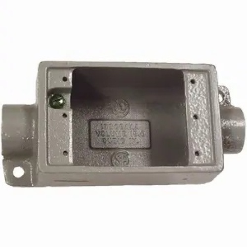 Killark FSC-3 Industrial Location Device Box - 1", Iron, Powder Epoxy Paint, F Series