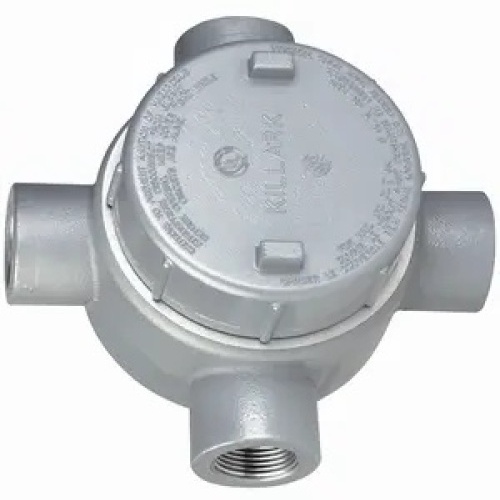 Killark GECXT-2M Hazardous Location Outlet Body - 3/4", Iron, Powder Epoxy Paint