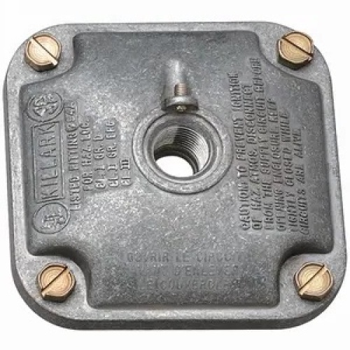 Killark JAH-1 Hazardous Location Outlet Body - 1/2", Aluminum, Natural