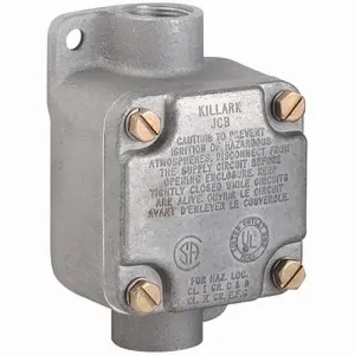 Killark JLC-10 Hazardous Location Outlet Body - 1/2", Aluminum, Natural