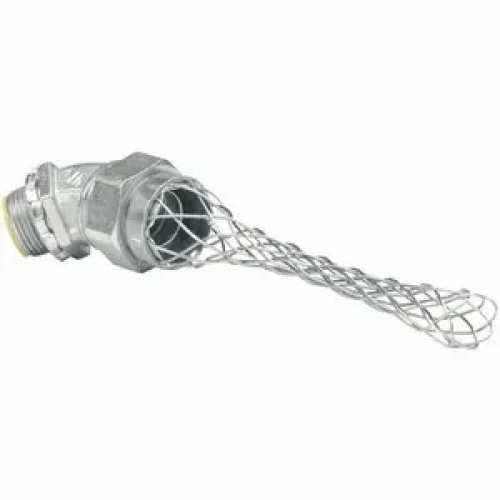 Killark K12541-MG Industrial Location Liquid Tight Connector - 1-1/4", Steel, Zinc Plated