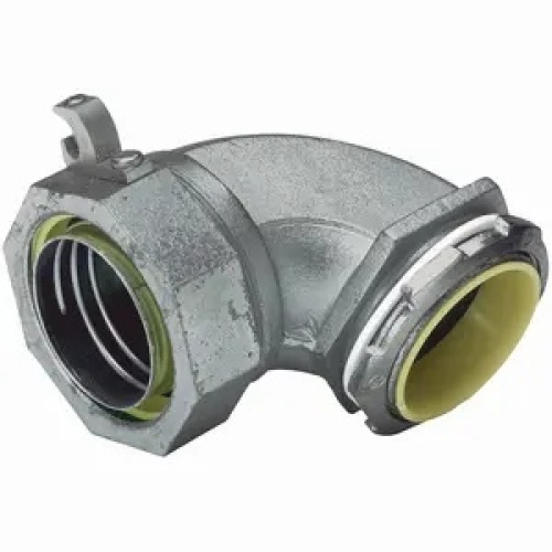 Killark K12591-G Industrial Location Liquid Tight Connector - 1-1/4", Steel, Zinc Plated