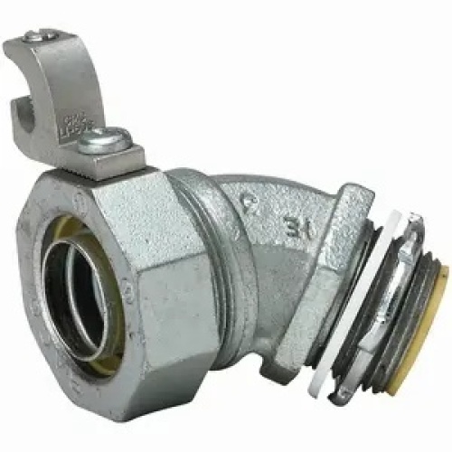 Killark K20041-G Industrial Location Liquid Tight Connector - 2", Iron, Malleable, Zinc Plated