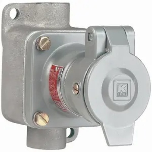 Killark KRJC-220 - Hazardous Location Receptacle - 3 Wire, 20 Amp