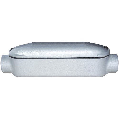 Killark MOC-4 Industrial Location Conduit Body - 1-1/4", Aluminum, Powder Epoxy Paint