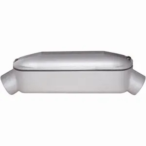 Killark MOUB-0-WR Industrial Location Conduit Body - 4", Aluminum, Powder Epoxy Paint