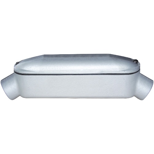 Killark MOUB-4 Industrial Location Conduit Body - 1-1/4", Aluminum, Powder Epoxy Paint