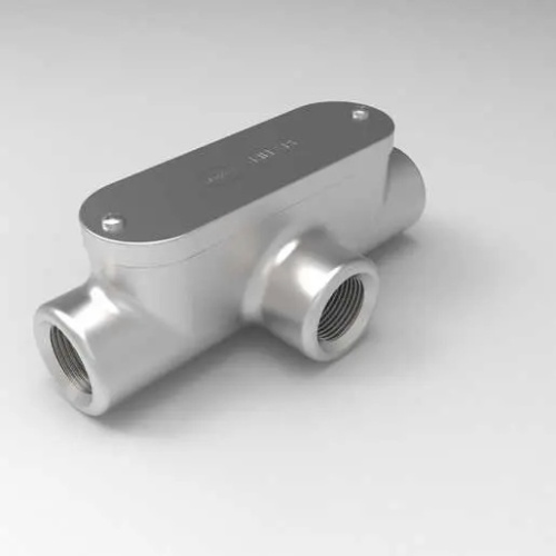 Killark T28SS Industrial Location Conduit Body - 3/4", 316 Stainless Steel, Natural