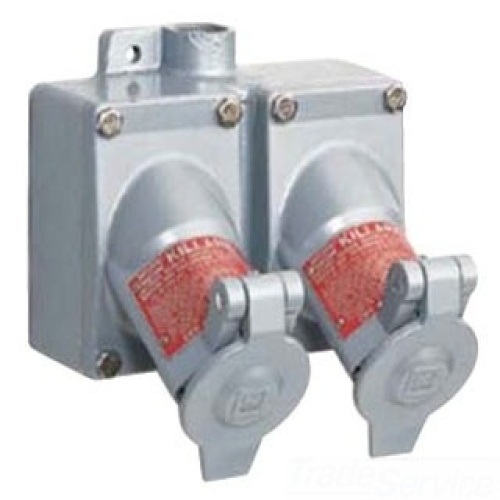 Killark UGR12C-15231QW - Receptacle, 125V, 15 Amp