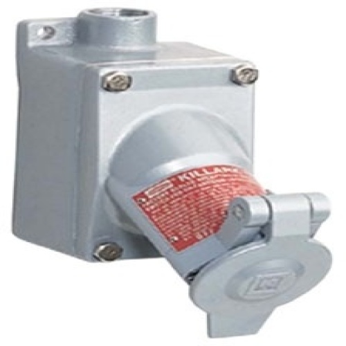 Killark UGR2-20231QW SU117 - Receptacle, 125V, 20 Amp