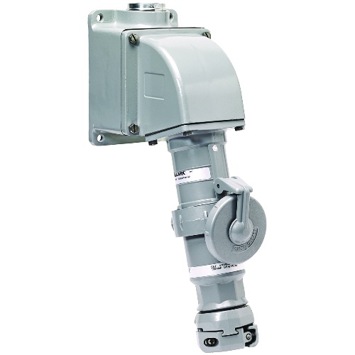 Killark VR641C4 - Industrial Location Receptacle - 4 Wire, 60 Amp, 600 Volt, 250 Volt (DC)