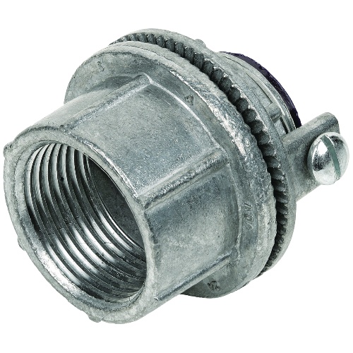 Killark WH-9G Industrial Location Conduit Hub - 3-1/2", Zinc, Natural