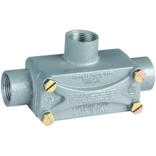 Killark XT-1 Hazardous Location Conduit Body - 1/2", Aluminum, Powder Epoxy Paint