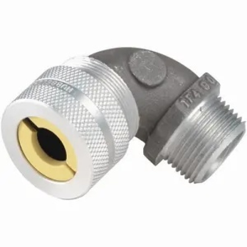 Killark ZN108-EX - Hazardous Location 1/2" 90º Cord Connector, 0.375 - 0.5" Cable Range