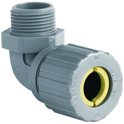 Killark ZN209CR-EX - Hazardous Location 3/4" 90º Cord Connector, 0.5 - 0.625" Cable Range