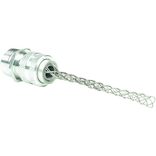 Killark ZS208-MG - Industrial Location 3/4" Straight Cord Connector w/ Mesh Grip, 0.375 - 0.5" Cable Range