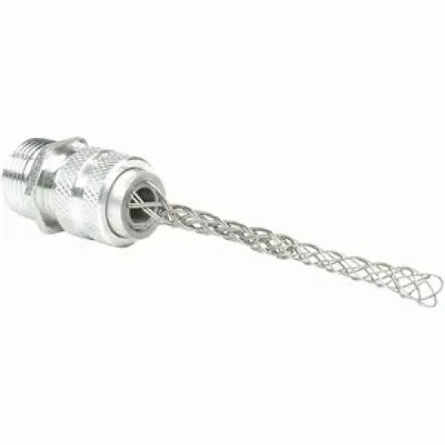 Killark ZS210-EX-MG - Hazardous Location 3/4" Straight Cord Connector w/ Mesh Grip, 0.625 - 0.75" Cable Range