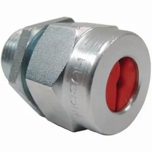 Killark ZS515ZP - Industrial Location 1-1/2" Straight Cord Connector, 1.25 - 1.375" Cable Range