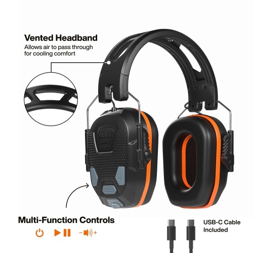 Klein AESEM2 Slim Bluetooth® Earmuffs