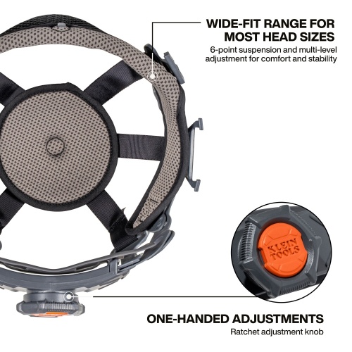 Klein KHHSPNT2 Full Brim Type-2 Hard Hat Suspension