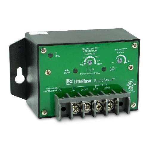 Littelfuse 111P Motor and Pump Protection - 115 Volt, Single Throw, Single Pole