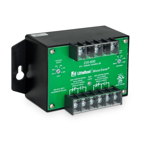 Littelfuse 250600 Voltage Monitoring - 500-600 Volt, Double Throw, Double Pole