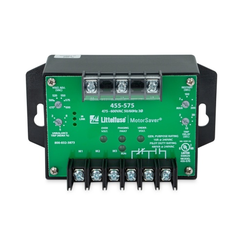 Littelfuse 455575 Voltage Monitoring - 475-600 Volt, Double Throw, Single Pole