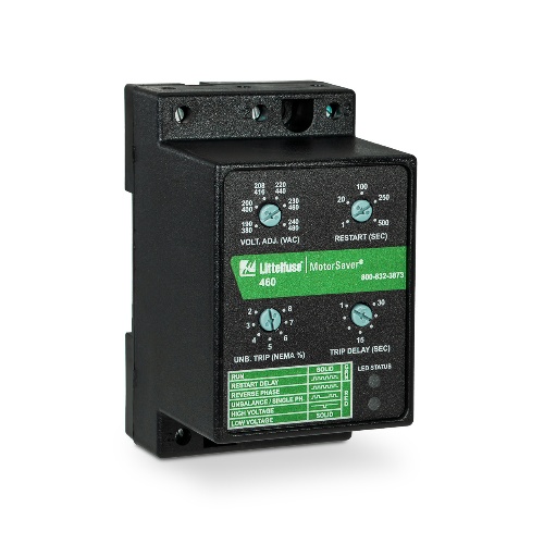 Littelfuse 460-15 3-Phase Vm/ 190-480v/ Adj Vub