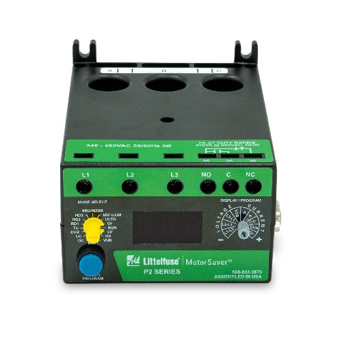 Littelfuse 777-HVR-P2 Motor and Pump Protection - 340-480 Volt, Double Throw, Single Pole