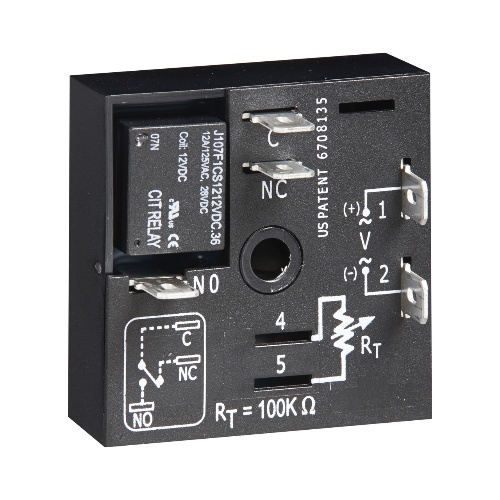 Littelfuse KRPSA24M Time Delay Relay - 24-120 Volt, 24-120 Volt (DC), Double Throw, Single Pole