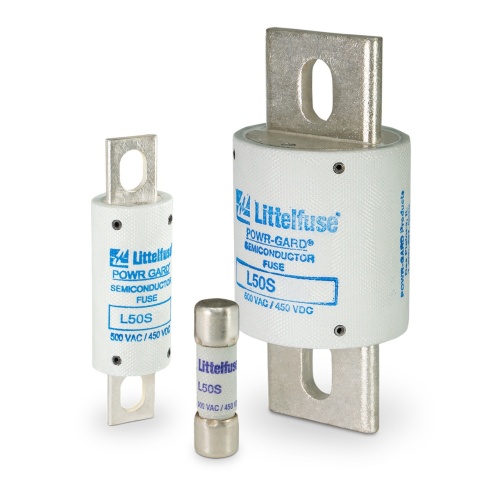 Littelfuse L50S050 Semiconductor Fuse - 50 Amp, 500 VAC/450 VDC