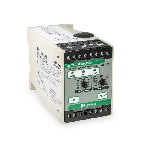 Littelfuse SE-703-03-00 Earth-Leakage Mon 24 VAC 2formc Fs