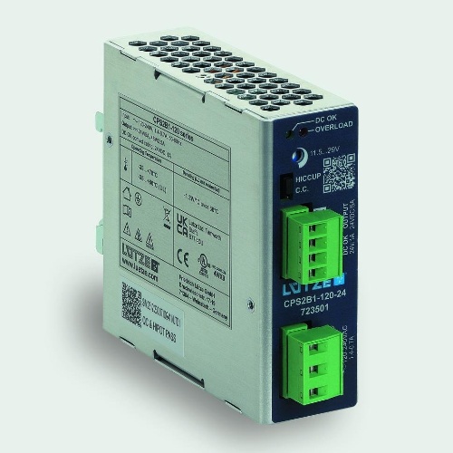 Lutze 723501 CPS2B1-120-24 Power Supply 5A, 24V, 120W One Phase