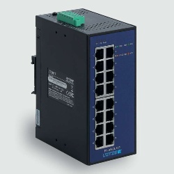 Lutze 772017 Ethernet Unmanaged E-CO Switch, 16-Port, 10/100/1000 MBit/s