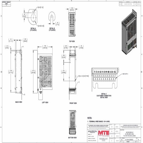 MTE SNUG0003D microNexus™ - 3 Amp, 480 VAC, IP20