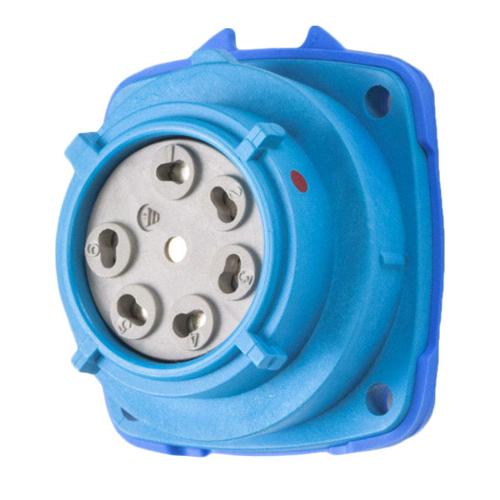Meltric 03-P8061-001 Multipin PN7c Receptacle 480 VAC 15A Blue Poly