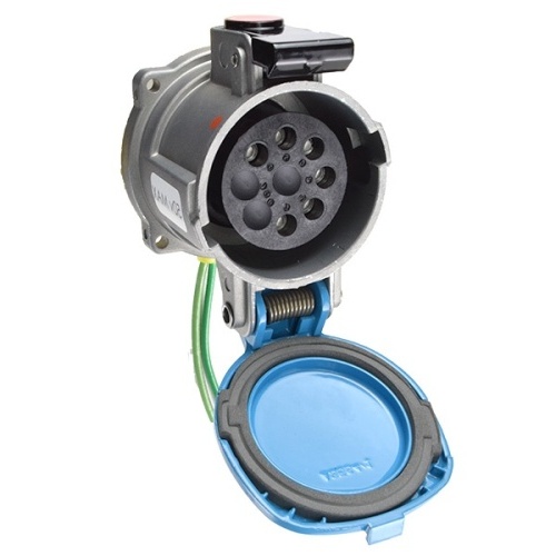 Meltric 17-14060-HP Multipin DN9c Receptacle 50 V 20A Blue Metal